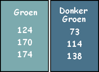 kleuren les 160