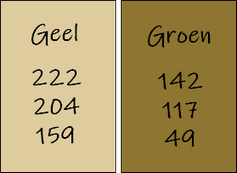kleuren les 186