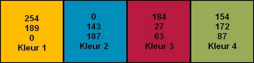 kleuren Maxine