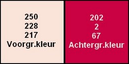 kleuren Claudia
