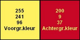 kleuren Elodie